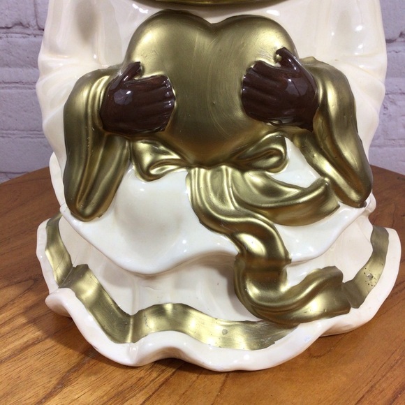 Vintage Jay Import Black Americana Angel Cookie Jar - Picture 6 of 15